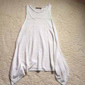 Belldini high low sleeveless sweater tunic,  sz L